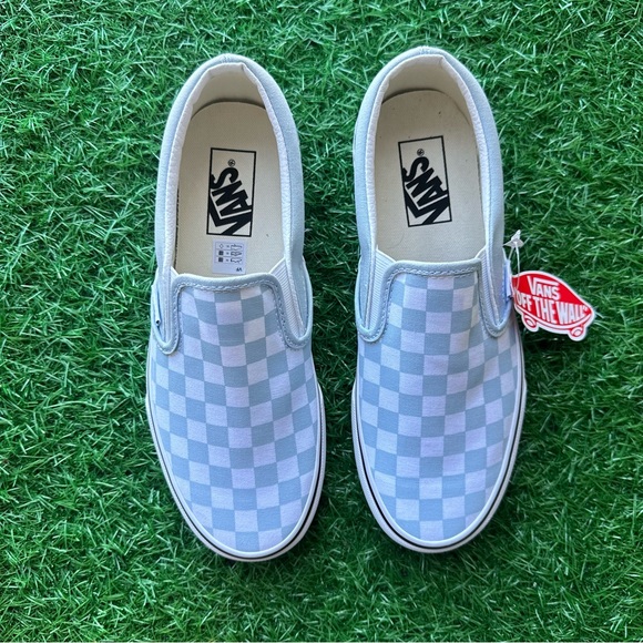 Vans Classic Slip On Checkerboard Baby Blue - Picture 7 of 8